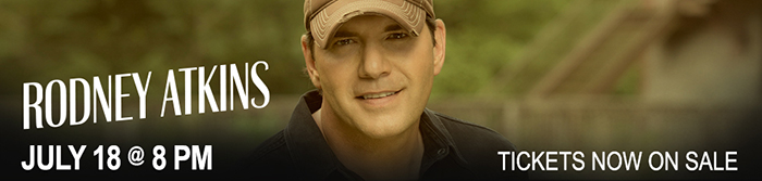 Rodney Atkins tickets on sale now for July 18, 2024 concert